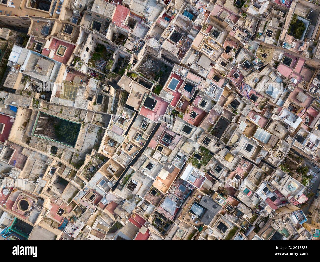 Fez Medina Aerial View